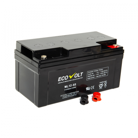 Аккумулятор герметичный свинцово-кислотный Ecovolt ML12-65