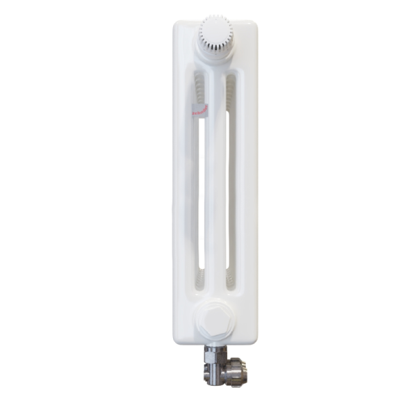 Радиатор Zehnder 3037 / 30 V002 ½“ RAL 9016 CVD1/BH нижнее подключение с кронштейнами