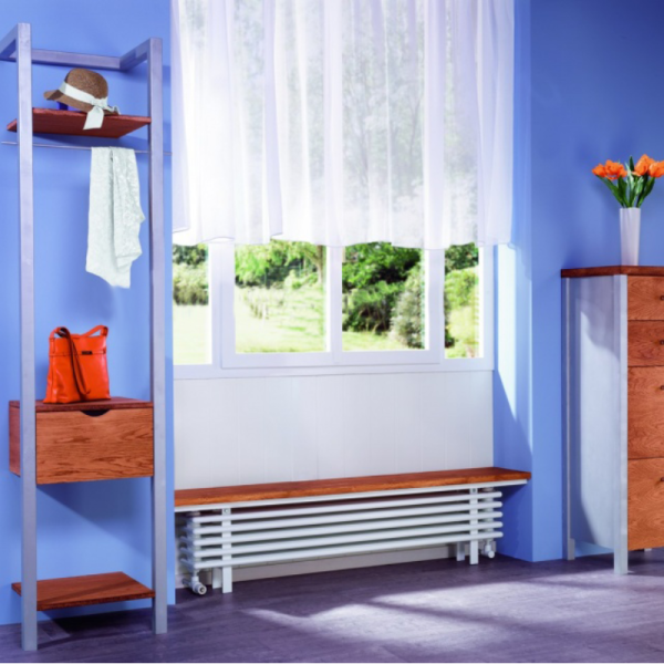 Радиатор-скамья Arbonia BANK-RADIATOR 78 897 4/565/4 секций, длина 1200 (нижнее)