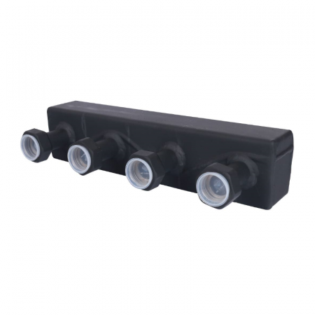 STOUT SDG-0016 Стальной распределительный коллектор 2 отопительных контура. В теплоизоляции DN 20